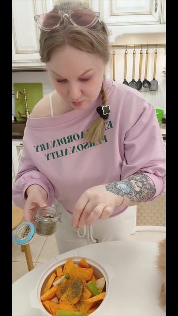 Запечённые батат и груши с камамбером и шафраном подпишись и сохраняй рецепт 