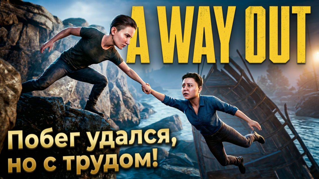 СБЕЖАТЬ ИЗ ТЮРЬМЫ любой ценой  A Way Out полное прохождение!