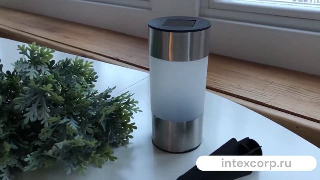 Садовый светильник Solar COMFORT LIGHT на солнечной батарее тёплый белый  LED-огонь 14 см 894813