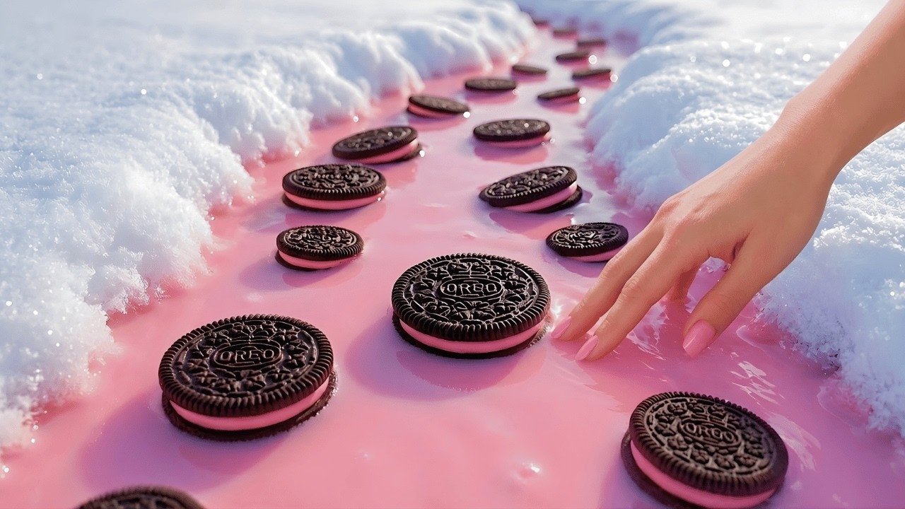 СЪЕДОБНАЯ РЕКА? Невероятно приятная ИИ-анимация как в мультики!