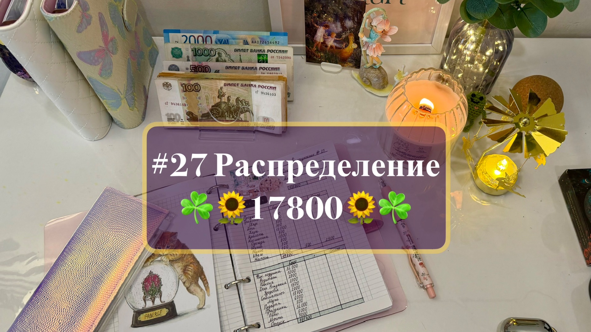 27 Распределение денег по системе конвертов 