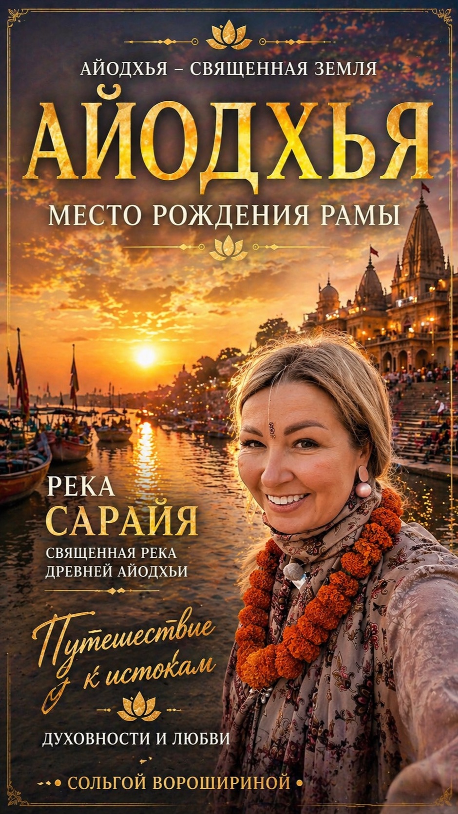 Айодхью и река Сарайя место рождения Бога Рамы   индия