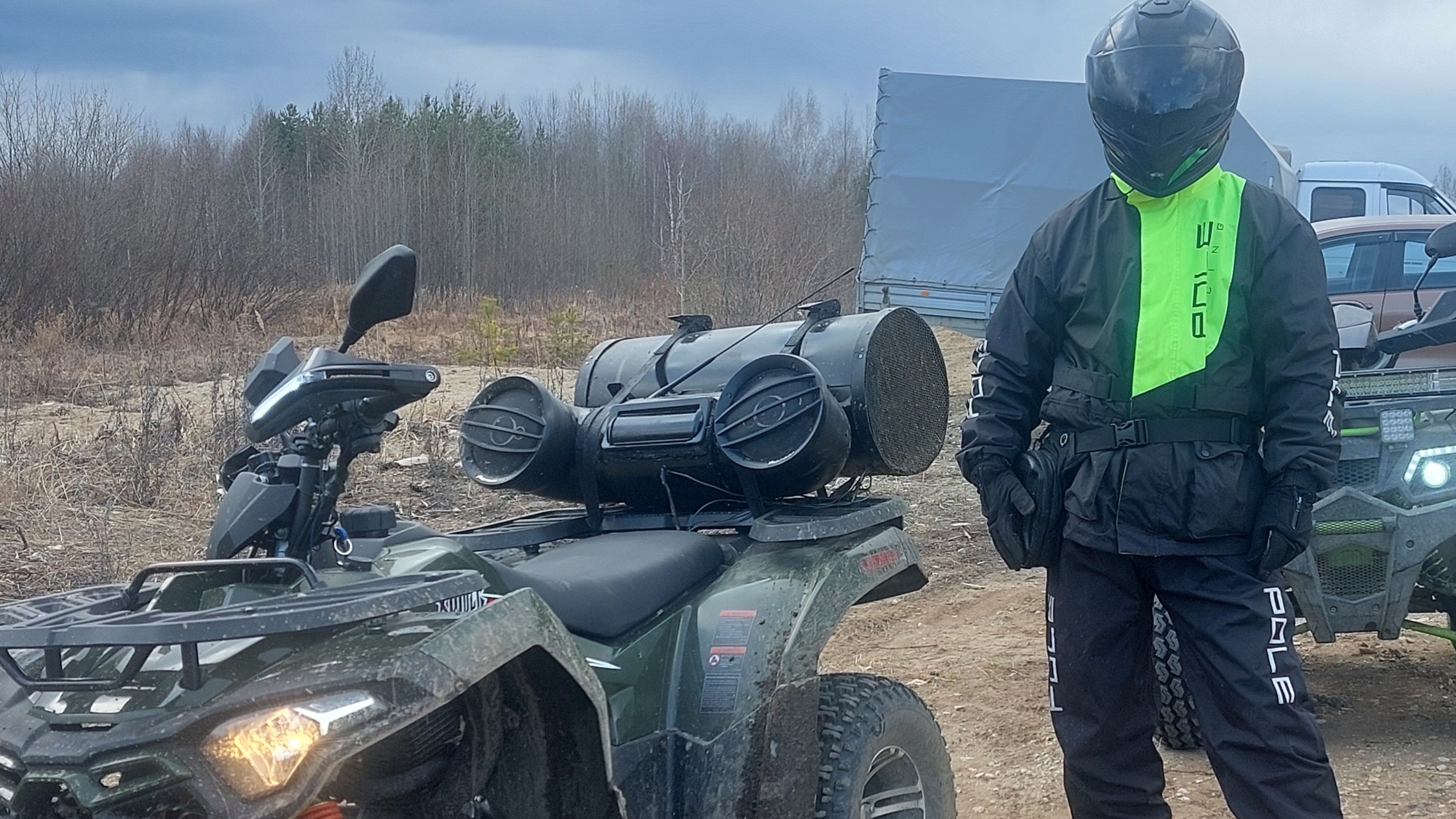 Квадроцикл Loncin XVolfкатаемся в апреле 2026 года.