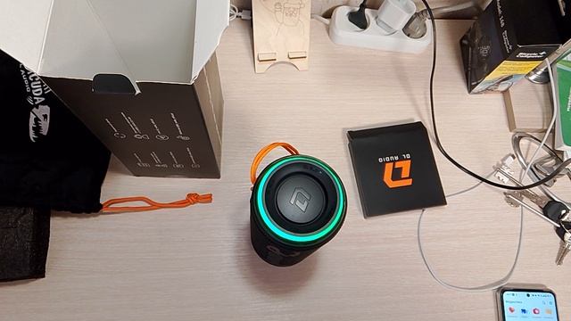 прослушка новинки портативная колонка Barracuda от Dl Audio.