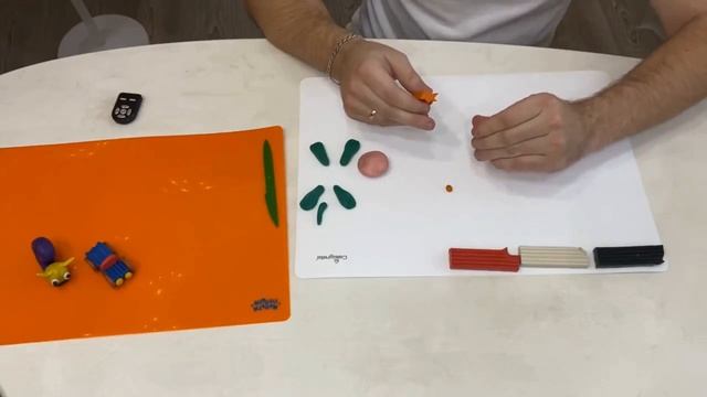 Папа Ваня - лепим черепашку уроки для самых маленьких деток