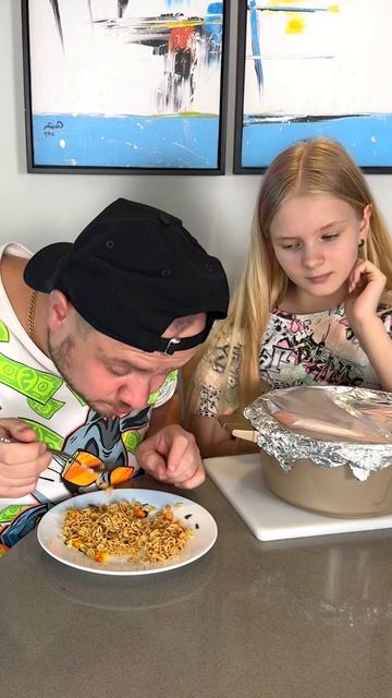 Папа отомстил за предыдущий ролик 