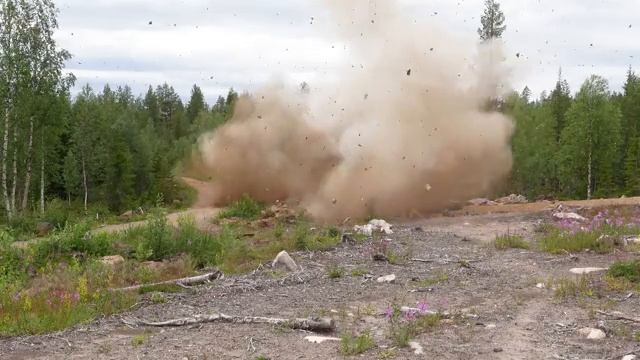 Буровзрывные работы для водопропускной трубы