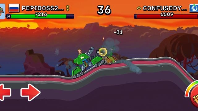 Танкую на маленьких танчиках в игре Hills Of Steel 