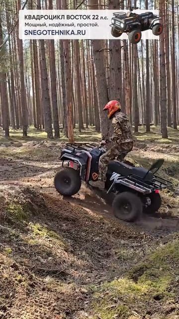 Квадроцикл с задним приводом для активного отдыха
