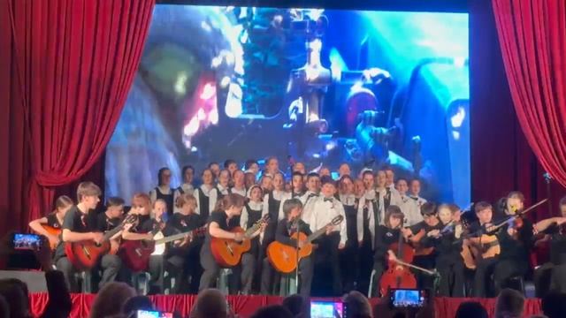 Сводный коллектив ДШИ ст. Раевской. Юта. Струна