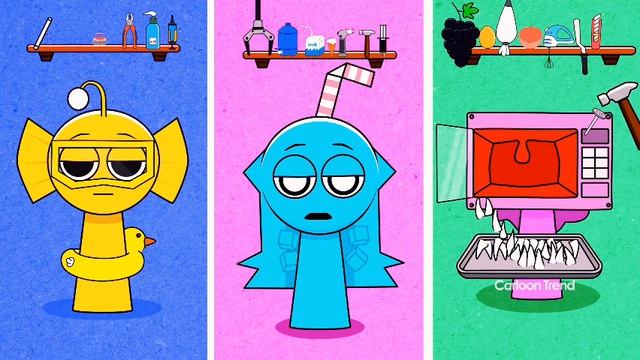 СПРУНКИ итальянские мемы! СПРУНКИ мультфильмы! Sprunki Incredibox Mem!