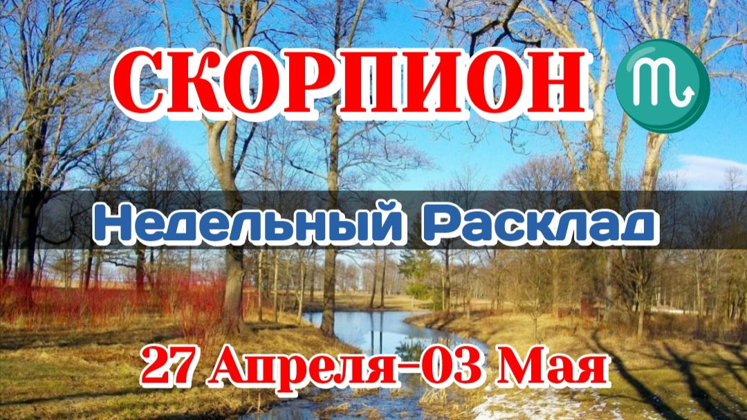 СКОРПИОН Недельный расклад 27 Апреля-03 Мая Таро ПрогнозСферы жизни