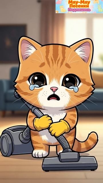 Котёнок Гав и пылесос  3000 лайков чтобы Лена сказала хватит 