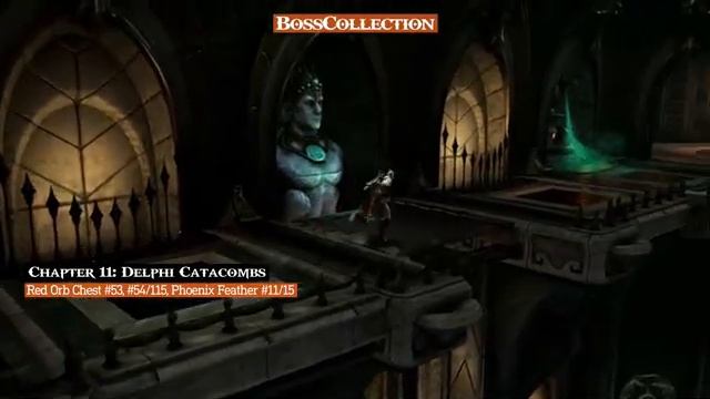 God Of War Ascension Все артефакты с глазами Горгоны и перьями Феникса