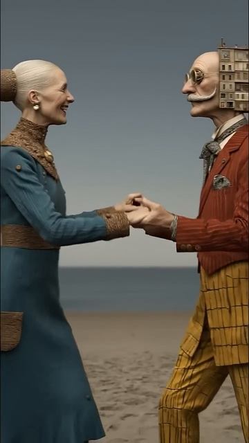 10. Я нашел счастье - Короткое сюрреалистическое танцевальное видео с искусственным интеллектом.