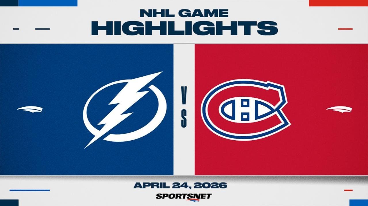 NHL Game 3 Highlights  Lightning Vs. Canadiens - April 24 2026