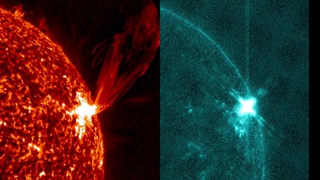 Вспышка высшего балла X2.5 зарегистрирована рано утром на Солнце