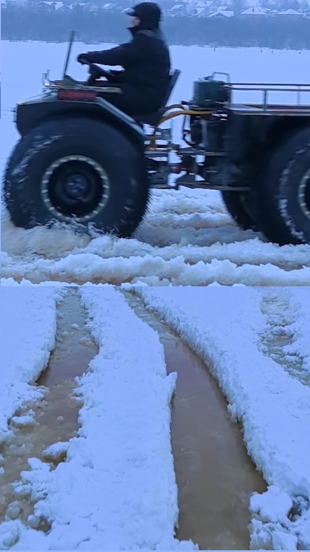 Вездеход по наледи 50 см в начале и конце ЗИМЫ Shorts трофи охота рыбалка авто Avt Offroad