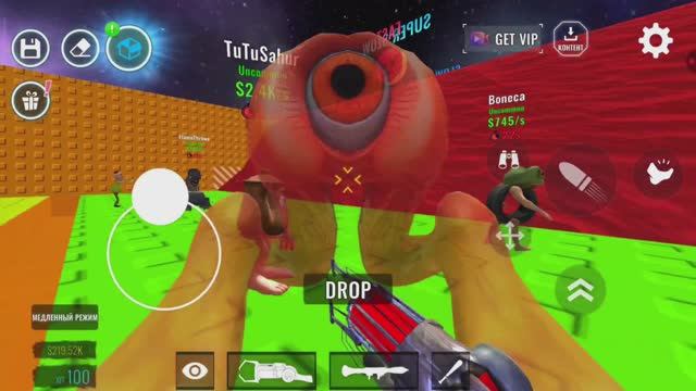 убеги от волны в сандбокс