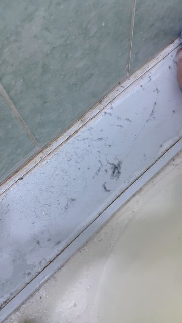 Отмываю жёлтую ванную 