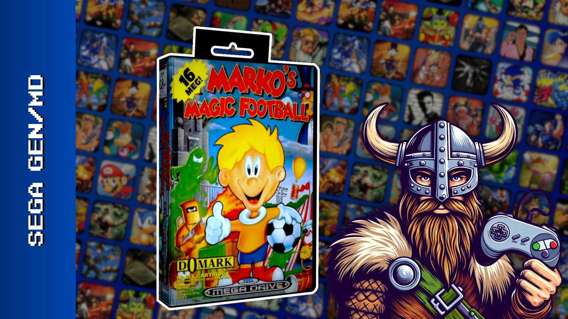 Markos Magic Football Sega GenMD  Прохождение Играем-вспоминаем Стрим на оригинальной консоли