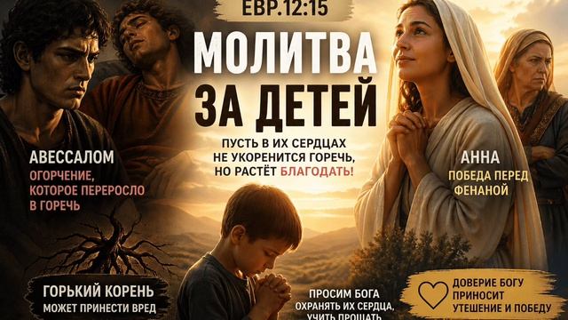Молящиеся матери Молитва о защите от горечи наших детей