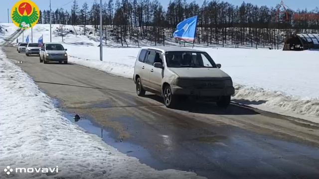 Хара нэһилиэгэр Саха Өрөспүүбүлүкэтин көрсө автопробег