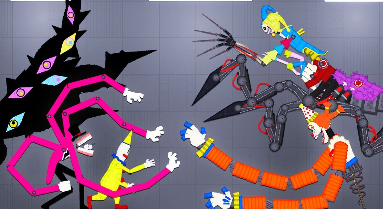 Эта битва клоунов АБСОЛЮТНО БЕЗУМНА: КЕЙН ПРОТИВ ПРОТОТИПА и остальные  People Playground