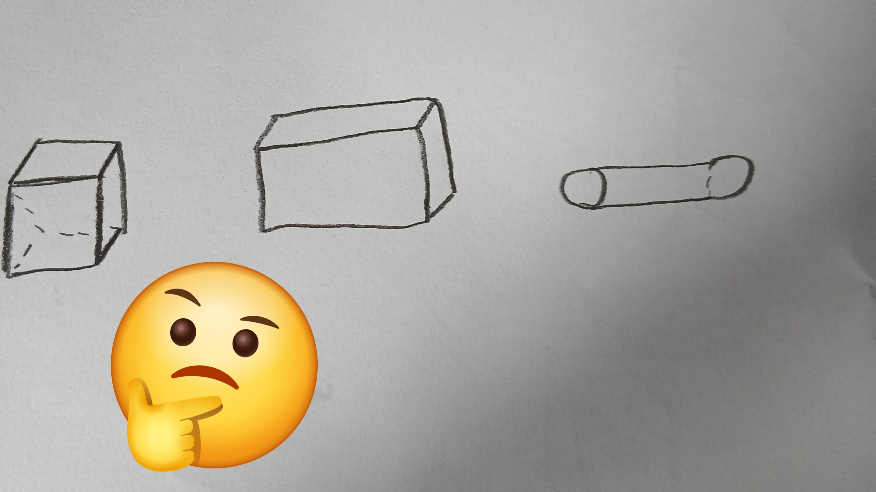 как нарисовать объёмные фигуры?