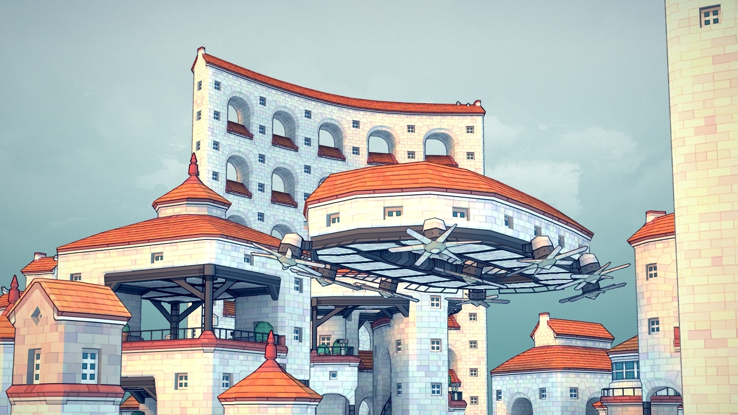 Строю город день 1