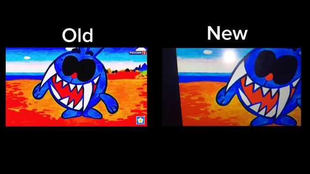 Smeshariki Lost Episode новая версия VS старая версия