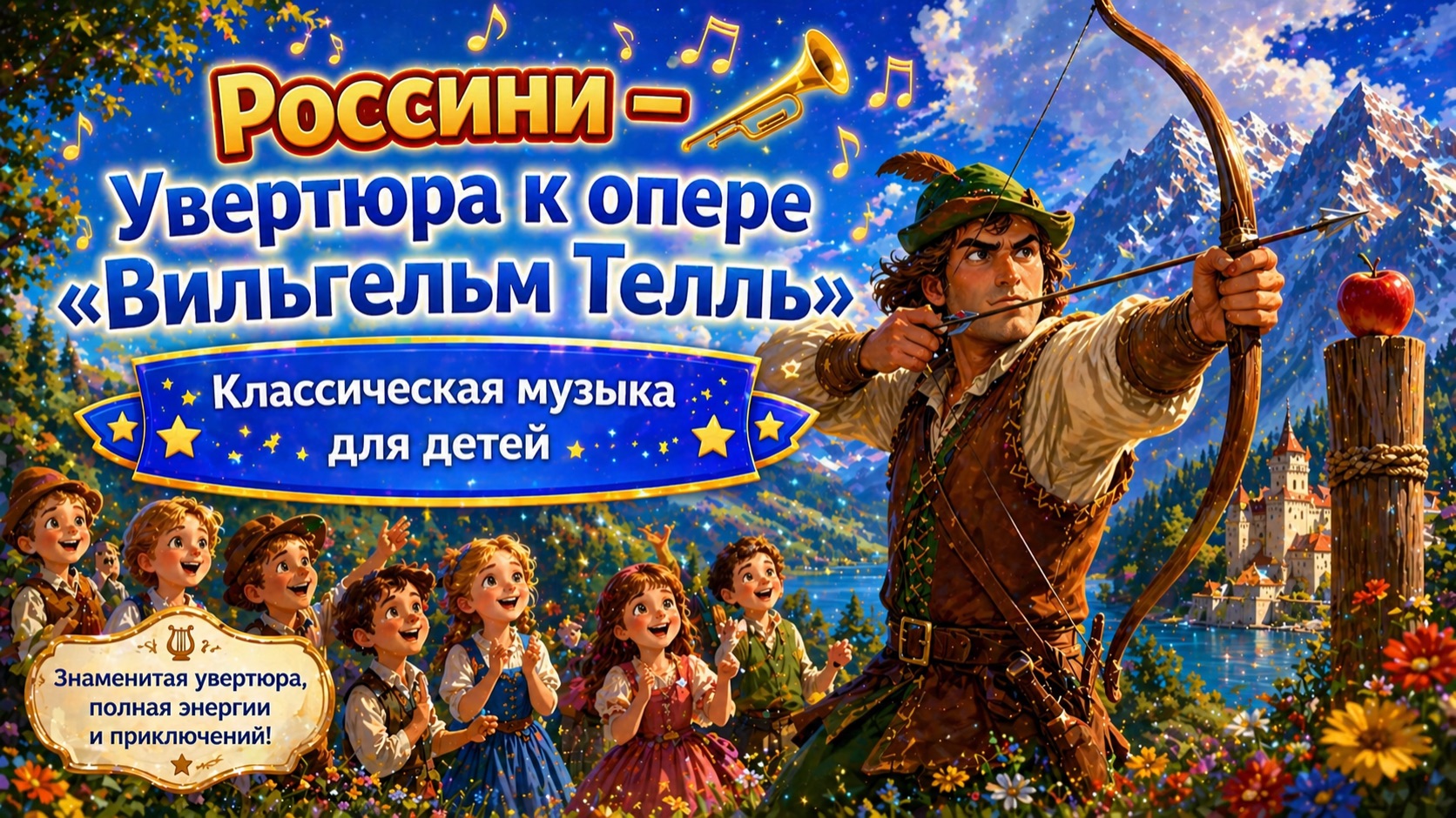 Россини  Увертюра к опере Вильгельм Телль  Классическая музыка для детей