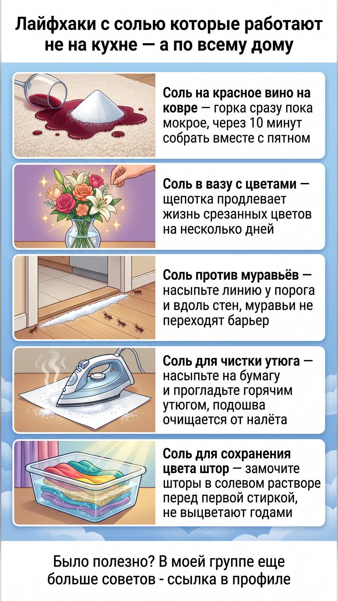 Неожиданные использования соли вне кухни