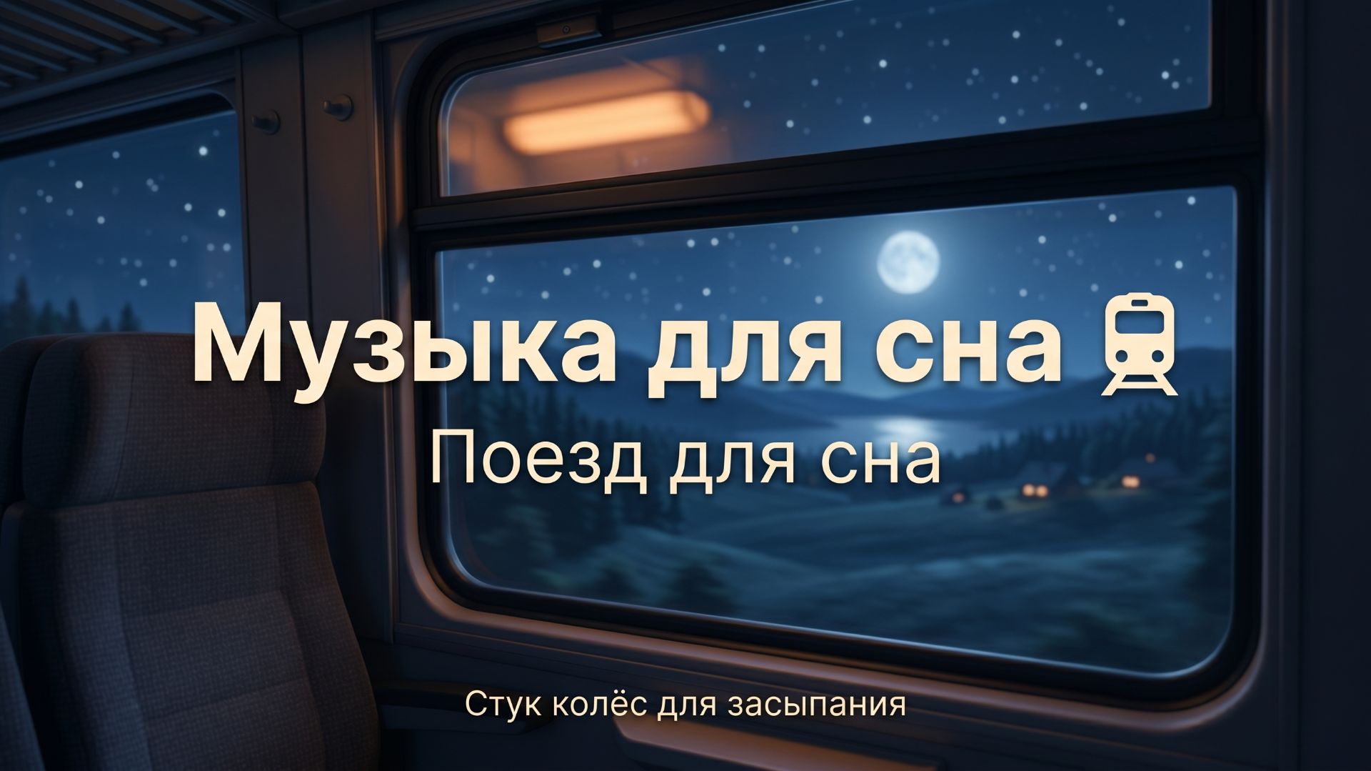 Музыка для сна Поезд для сна  Стук поезда для сна 3 часа