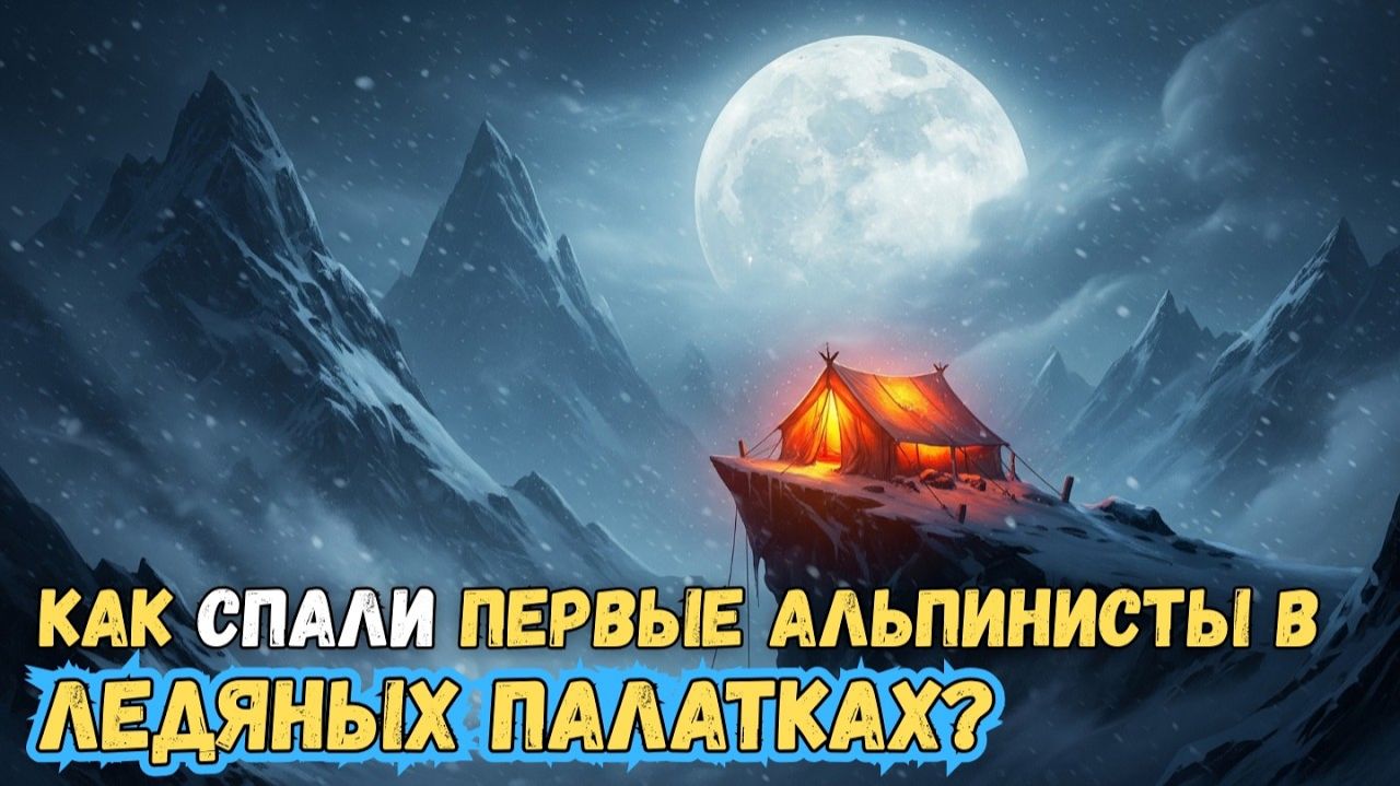 Первые альпинисты безумные ночёвки быт и выживание Лекция для сна