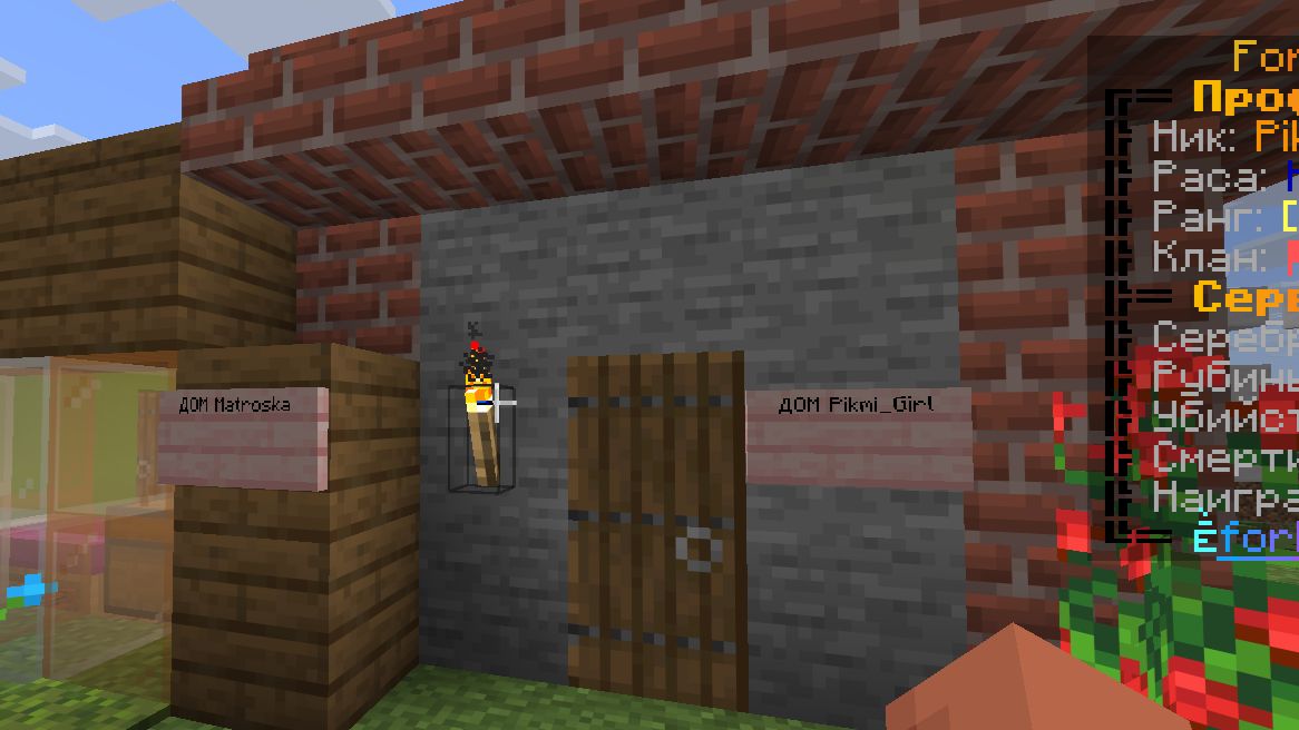 Обзор на сервере ForBest на мои дома в майн Крафте