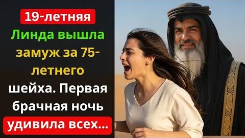 Линде 19 лет пришлось выйти замуж за 75-летнего шейха. Но их свадебная ночь шокировала всех.