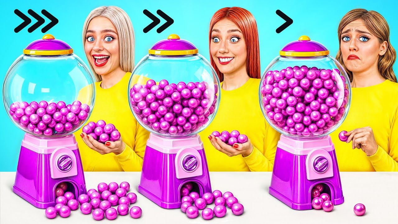 Быстрая Средняя или Медленная Скорость Еды Челлендж  Эпичная Битва с Едой от Bubba DO Challenge