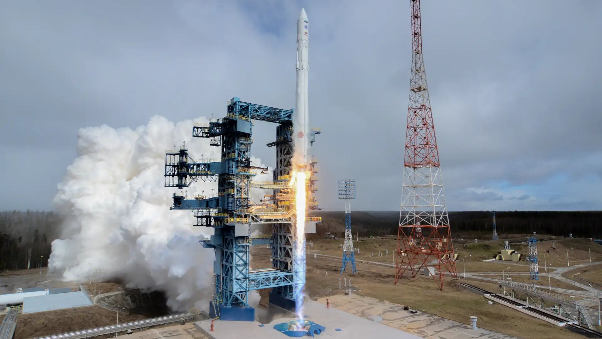 Запуск ракеты-носителя Ангара-1.2 космодром Плесецк 23.04.2026