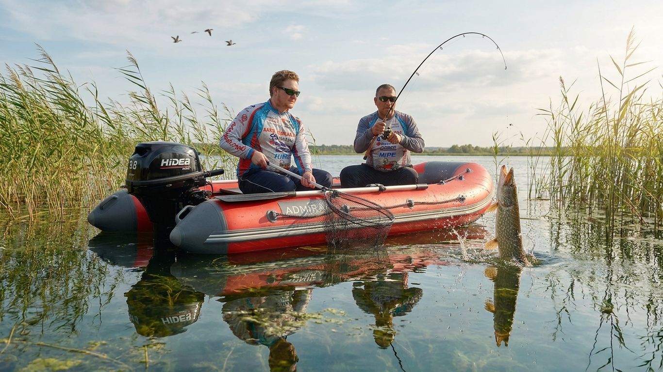 Моторная лодка Адмирал 320 НДНД - распаковка сборка