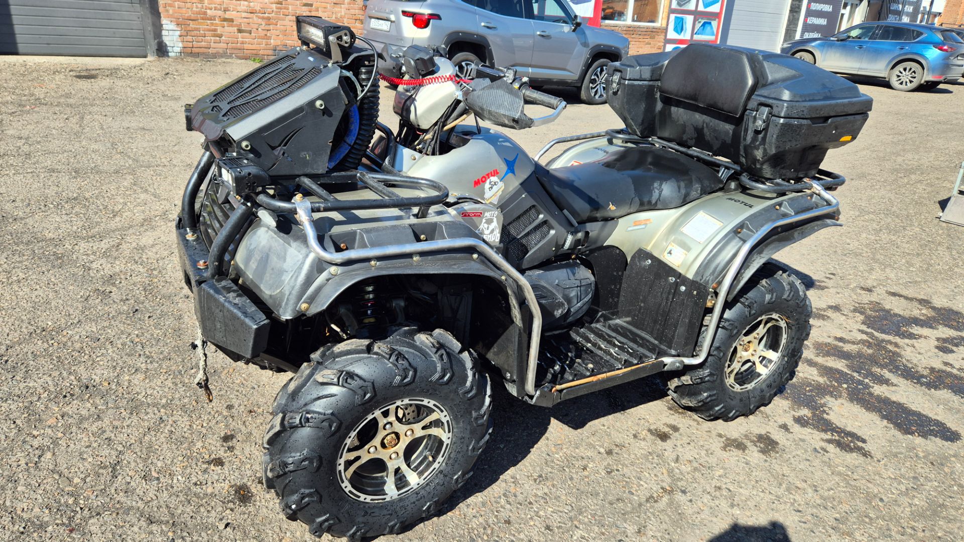 Такого квадроцикла я не видел. CF Moto 500 2a  тюнинг!!!