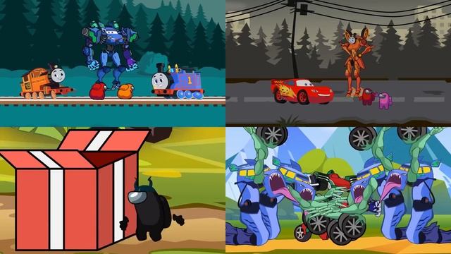 Лучшая подборка Cars VS Train Музыка МИКС МЕМ