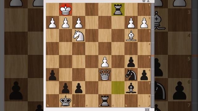 Покажу как мой соперник имея лишнюю пешку проиграл в один ход