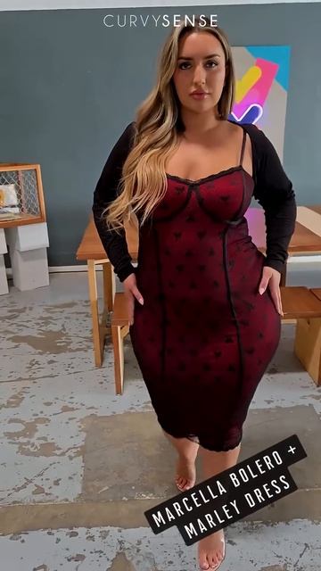 Curvy Sense - Marley Dress  Marcella Bolero  Plussize Plussizeclothing