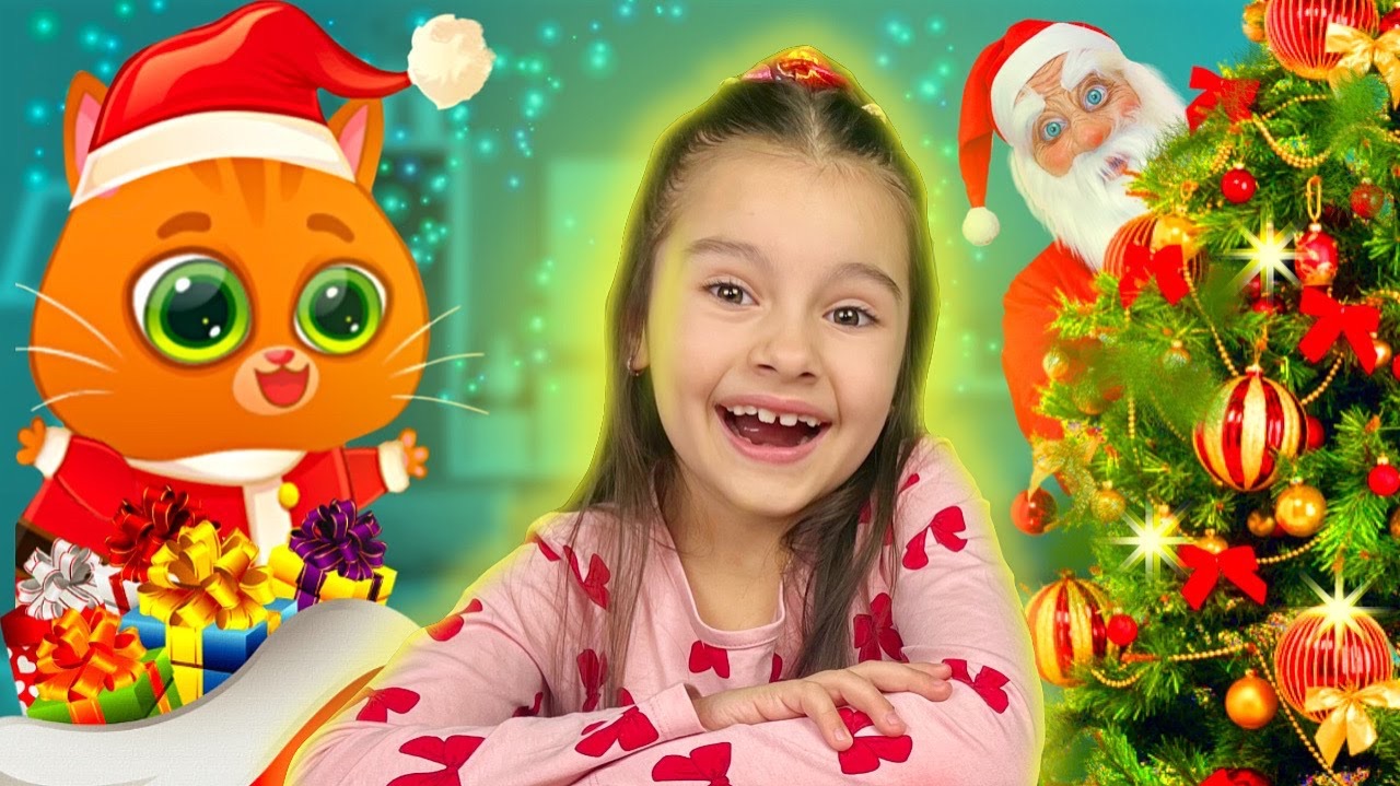 Мультики для детеи как Арина и котик Бубу играют вместе