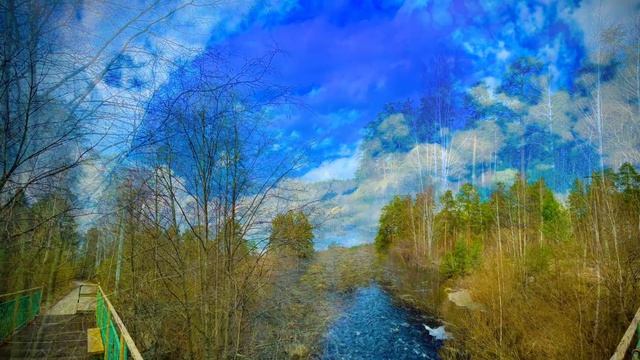 На Некрасовском мосту окрестности города Асбест Средний Урал