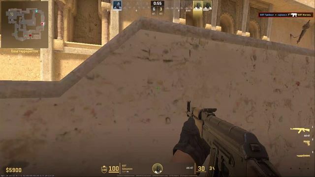 Я с Тимуром играю в COUNTER STRIKE 2
