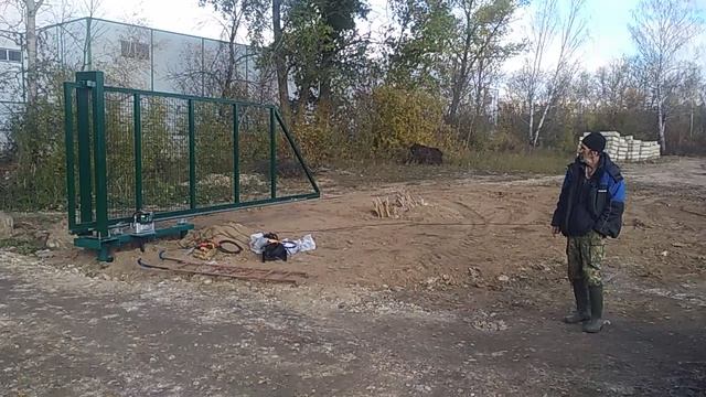 Ворота в СНТ Синеглазка