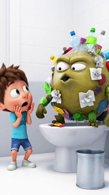 Монстр из унитаза 3