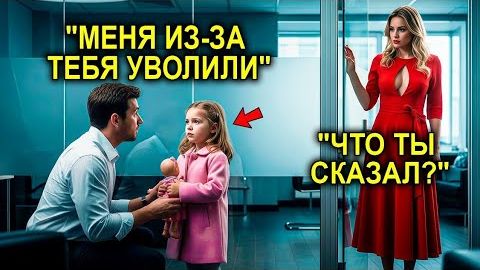 Его Выгнали С Собеседования За То Что Он Привёл Дочь Пока Миллионерша Не Заметила Одну Деталь